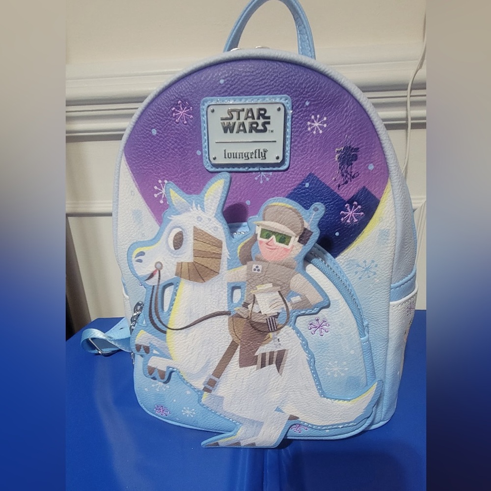 NWT Star Wars Loungefly Hoth Backpack Luke Riding Tuantuan